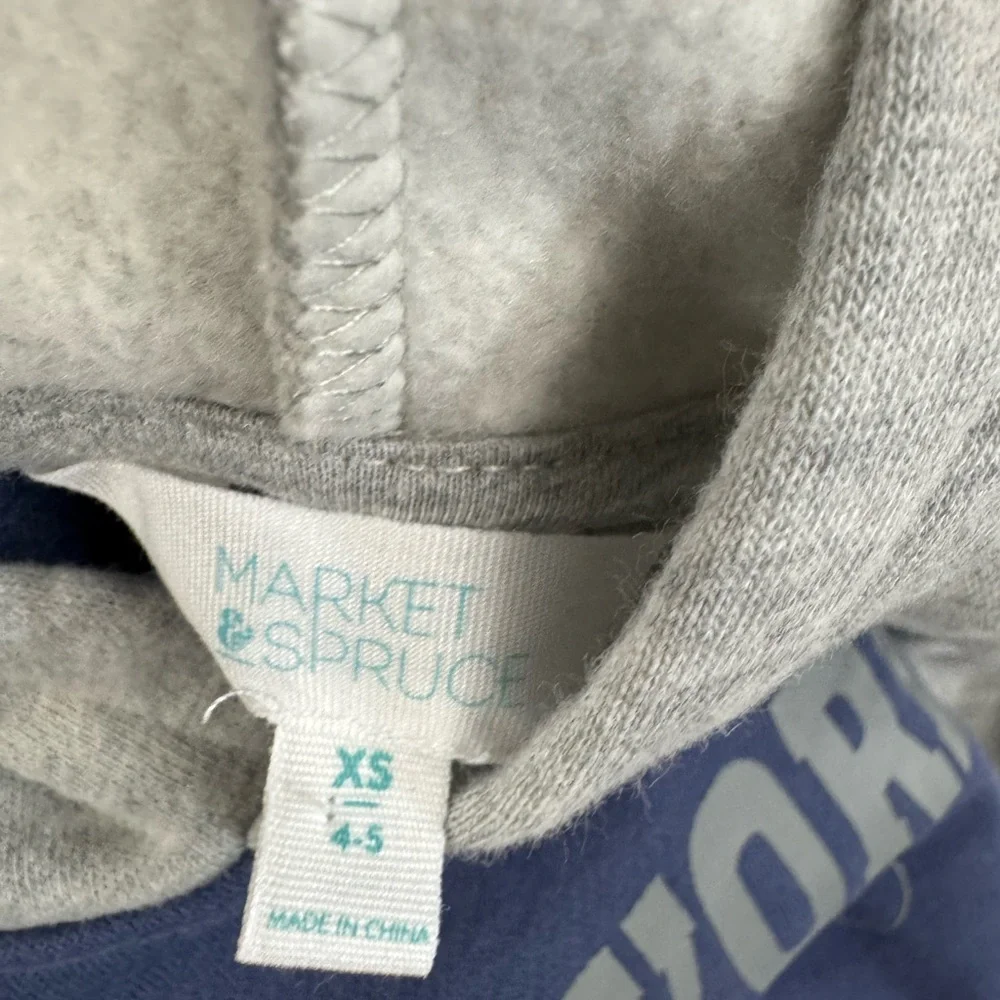 Stitch Fix Market & Spruce Blue and Gray Hoodie‎ - Picture 4 of 5